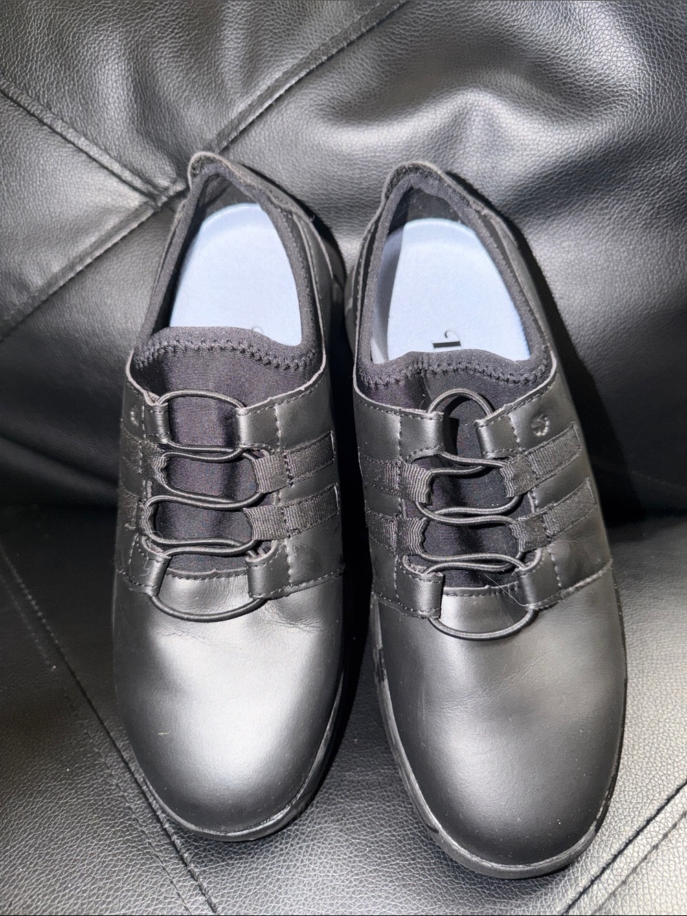 Women Black Slip-On Comfort Shoes